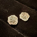925 Sterling Silver Engraved Rose