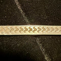 Scale Pattern 6mm x 1.5mm 925 Engraved Sterling Silver Rectangle Stock